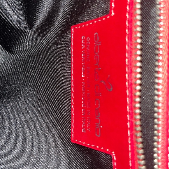 Alberta Di Canio Leather Winged Tote - Picture 3 of 4